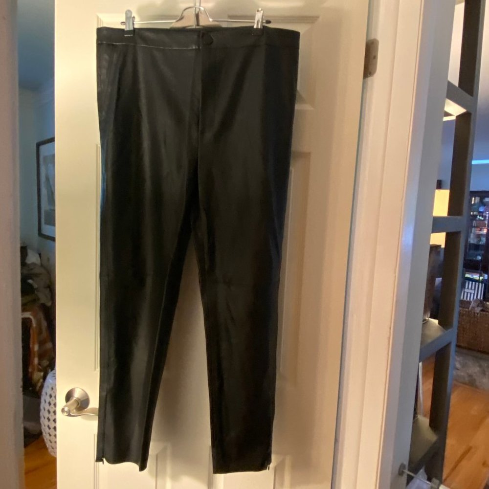 Zara faux leather pant
